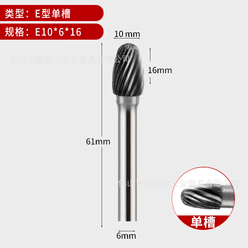 Fresa rotativa de tungsteno
