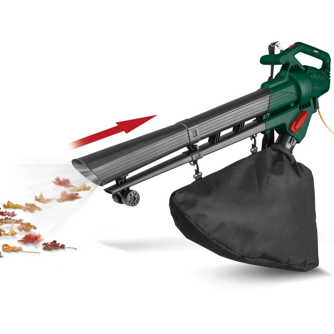 Многофункциональный воздуходув, машина для всасывания листьев, измельчитель листьев, фен, воздуходувка Вакуумный воздуходув