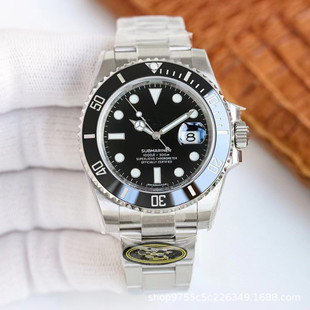 Green Water Ghost Watch Men's Fully Automatic Mechanical Watch Men's Watch Submariner Black Ghost Gold Stainless Steel Strap Watch Men's Watch