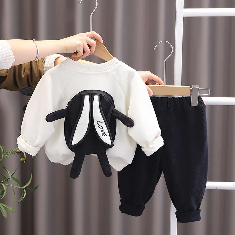 Vauvan asu pojille tytöille 2024 uuden tyylin lasten kevät ja tyylikkäät päällysvaatteet syksyn urheilu kaksiosainen setti_voghion.com