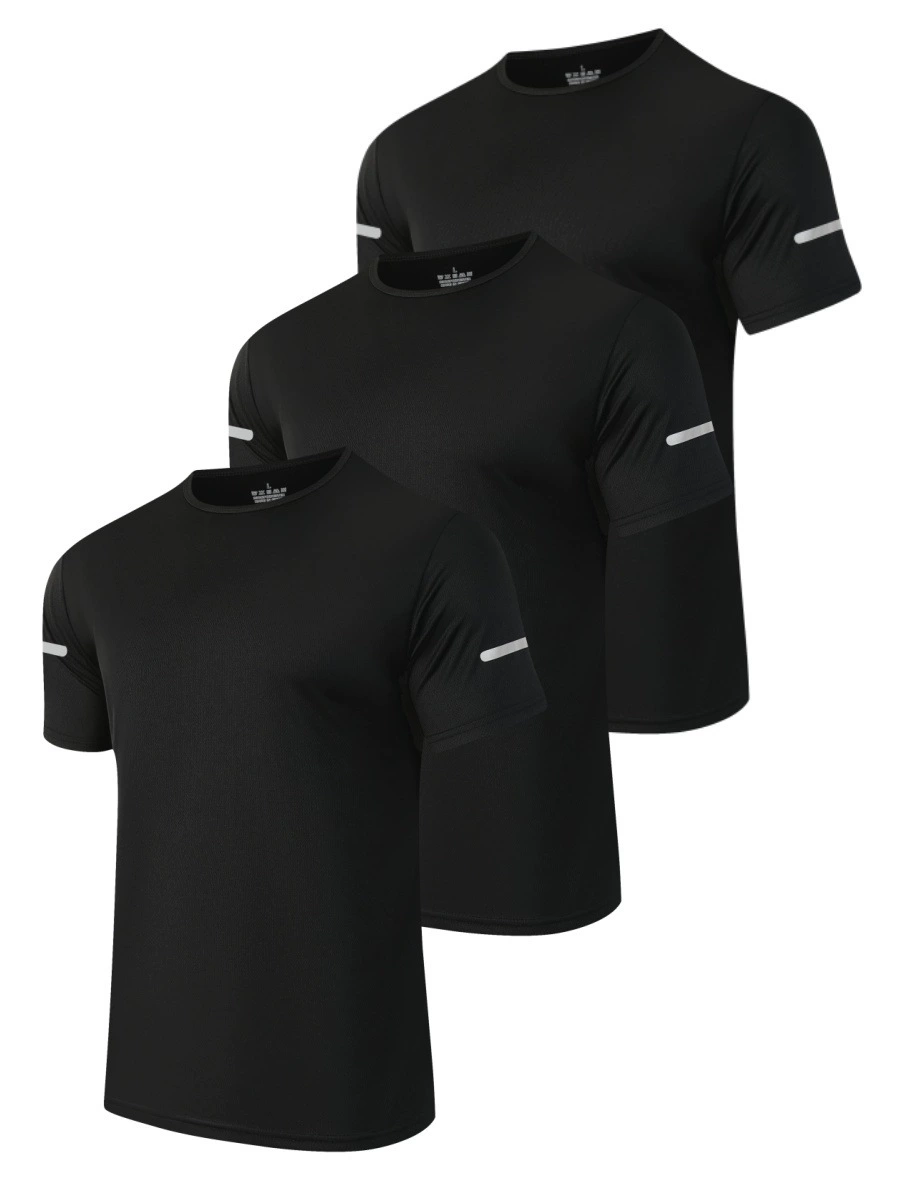 Спортивная туристическая баскетбольная футболка для зала, летнее снаряжение, с коротким рукавом, свободный крой