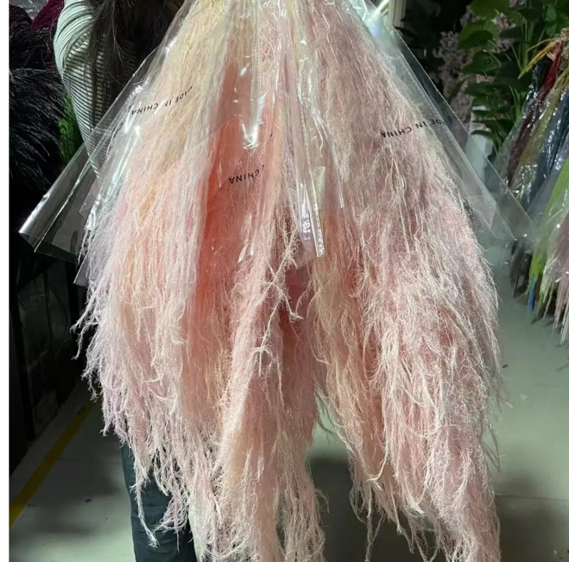 龙须草婚庆布置干花长毛草芦荀草婚礼宴会空间花艺布置材料云南产|undefined
