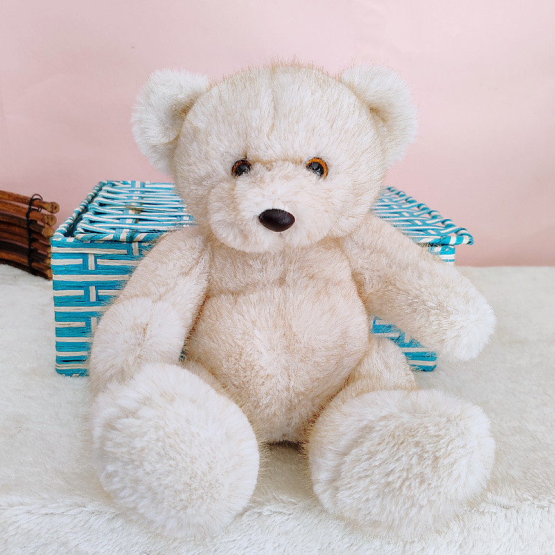 Lindo oso de peluche articulado, muñeco de oso para niños, muñeco de conejo de orejas largas, regalo al por mayor