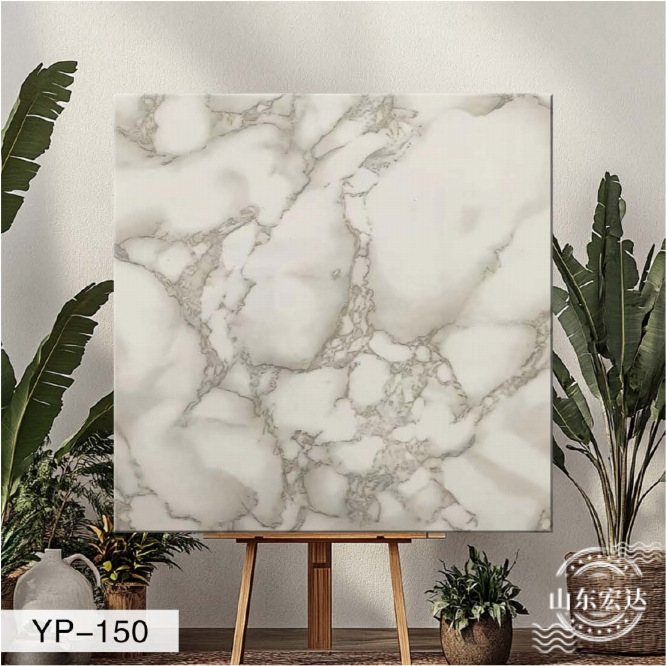 Azulejo de imitación mármol autoadhesivo adhesivo de pared sala de estar baño decoración de pared impermeable y a prueba de humedad con papel de aluminio