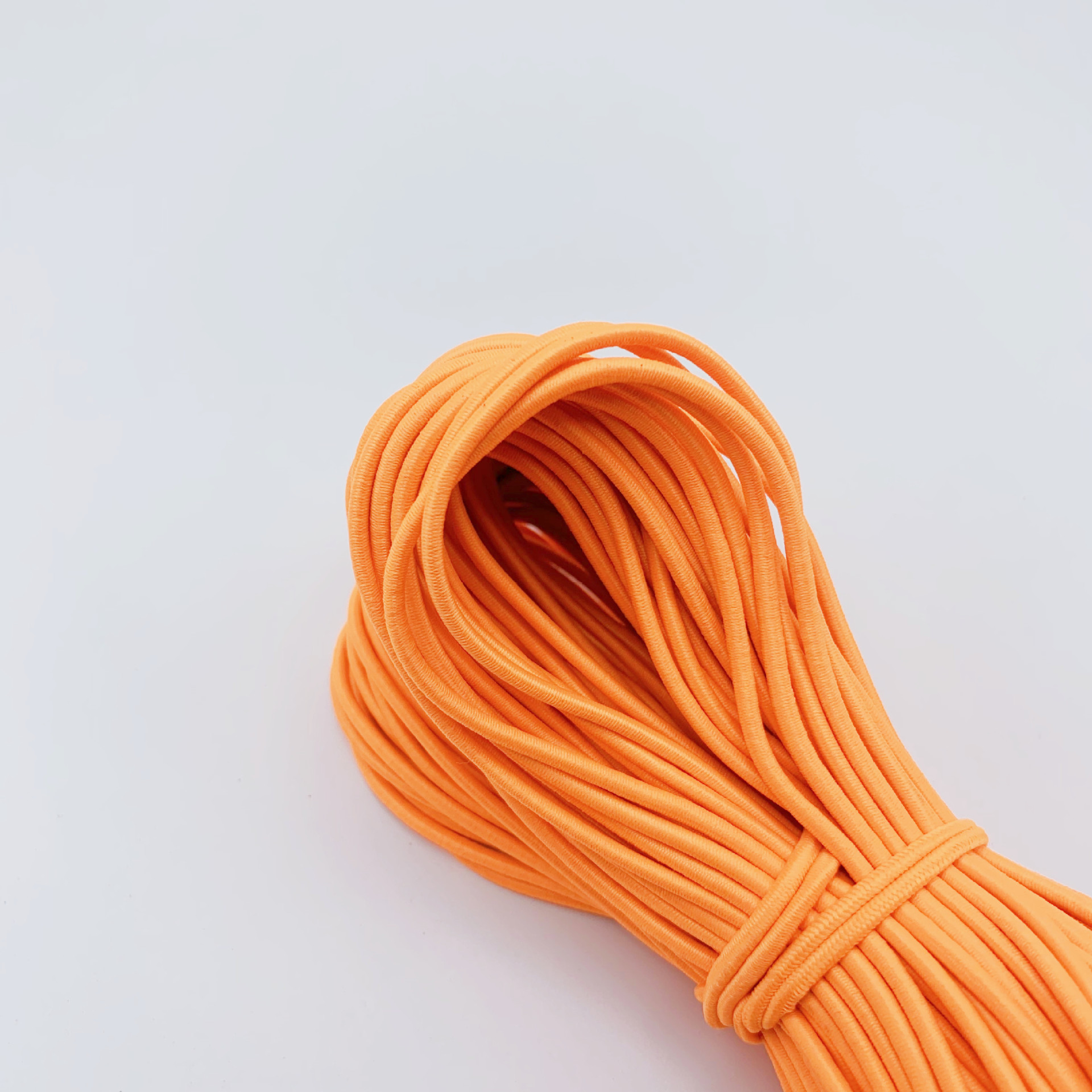 Elastic Band Colorful High Elasticity Durable Elastic Cord 2.5mm Clothing Drawstring Accessories Round Elastic Cord Manufacturer Wholesale