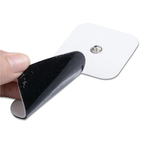 Button-type pin-type non-woven physiotherapy electrode sheet 50*50mm electrode patch hydrogel massage electrode sheet