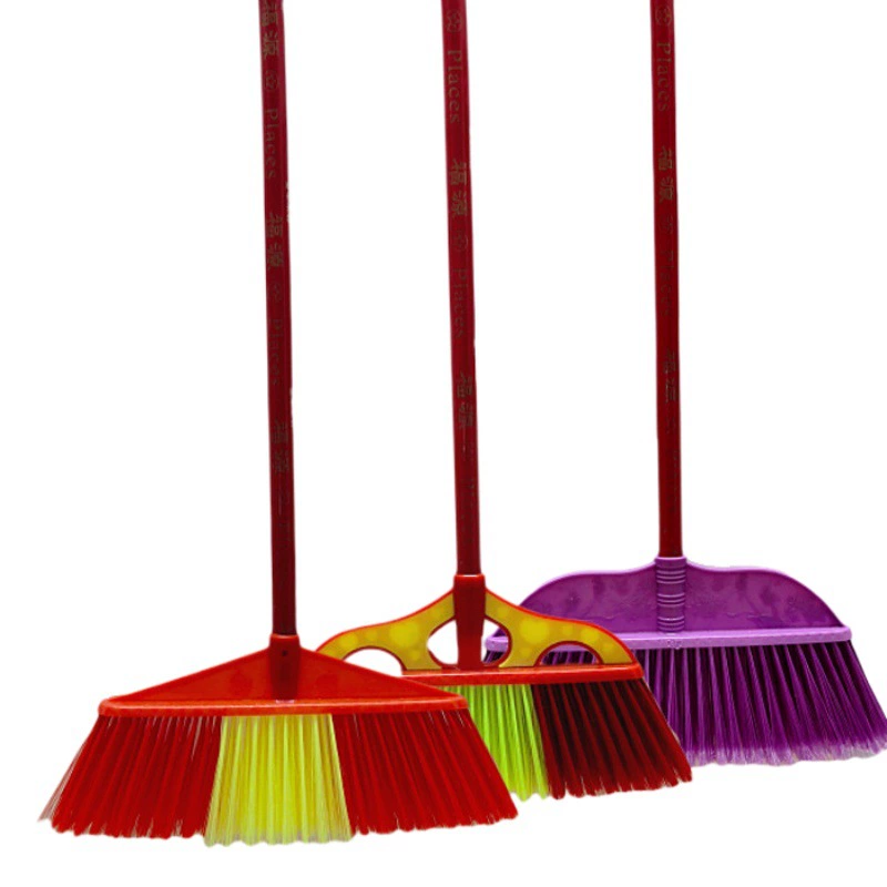 Бесплатная доставка спот щетинистая пластиковая метла оптовая бытовая наружная санитария