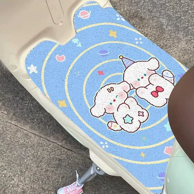 Electric vehicle foot mat, Universal Model Wire Ring Foot - blue-sweet-puppy-3050cm-the-wire-loop-material-needs-to-be-cut-by-yourself