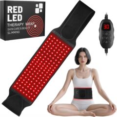 クロスボーダー赤色光ベルト、温宮ベルト、家庭用LEDタイミング温湿布、痛み理学療法、脂肪減少赤色光赤外線