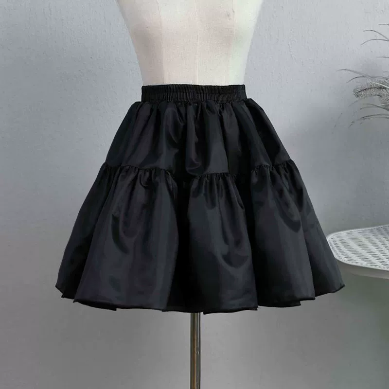 Петтикот (Lolita) шестислойный фатиновый подъюбник, 25 см короткий расклёшенный