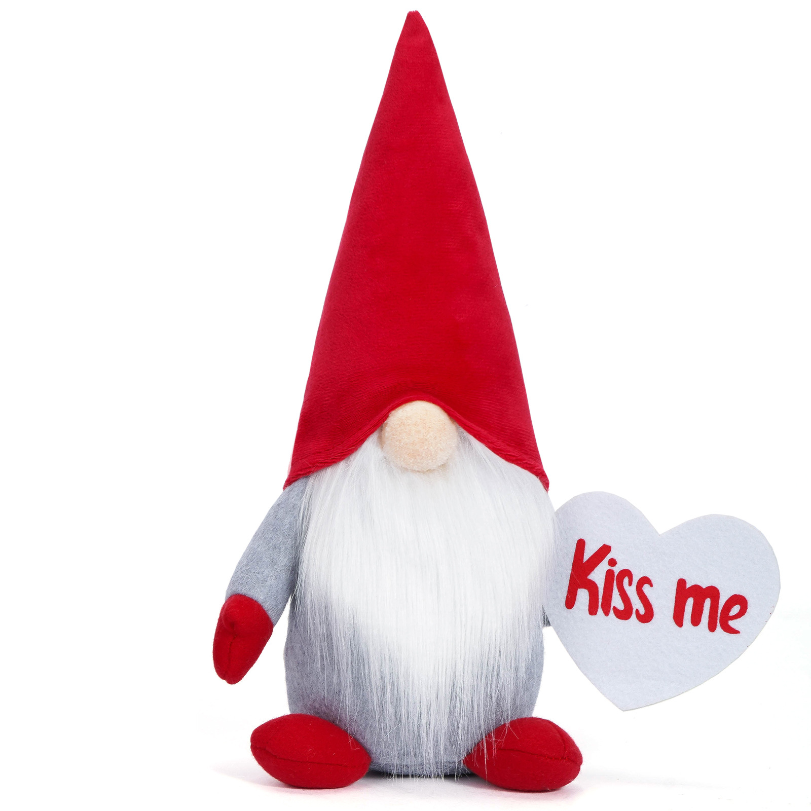 Nuevos productos transfronterizos Día de San Valentín muñeca sin cara rayas rojas amor creativo Rudolph decoración de la atmósfera de vacaciones decoraciones