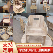 幼儿园实木小板凳批发儿童木质小椅子橡木靠背椅卡通家用矮凳学生