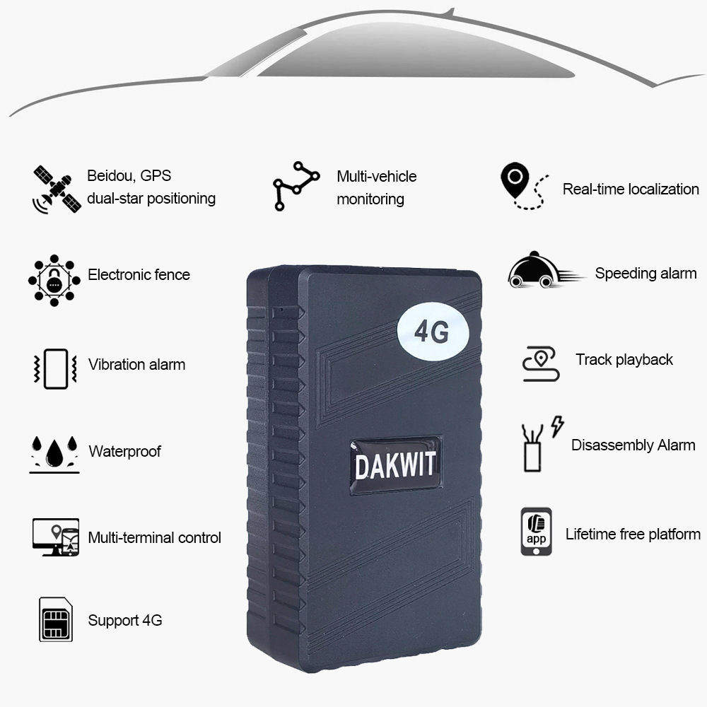 Beidou Gps Locator Free Charging Car Tracker Car Installation-Free Obd2Dagps Tracker 4g Customization