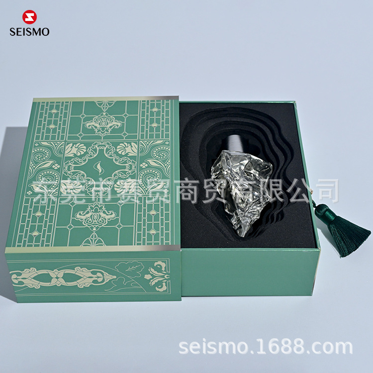 创意设计定 制抽屉抽拉互动香水礼品盒 伴手礼盒香薰礼品盒包装盒