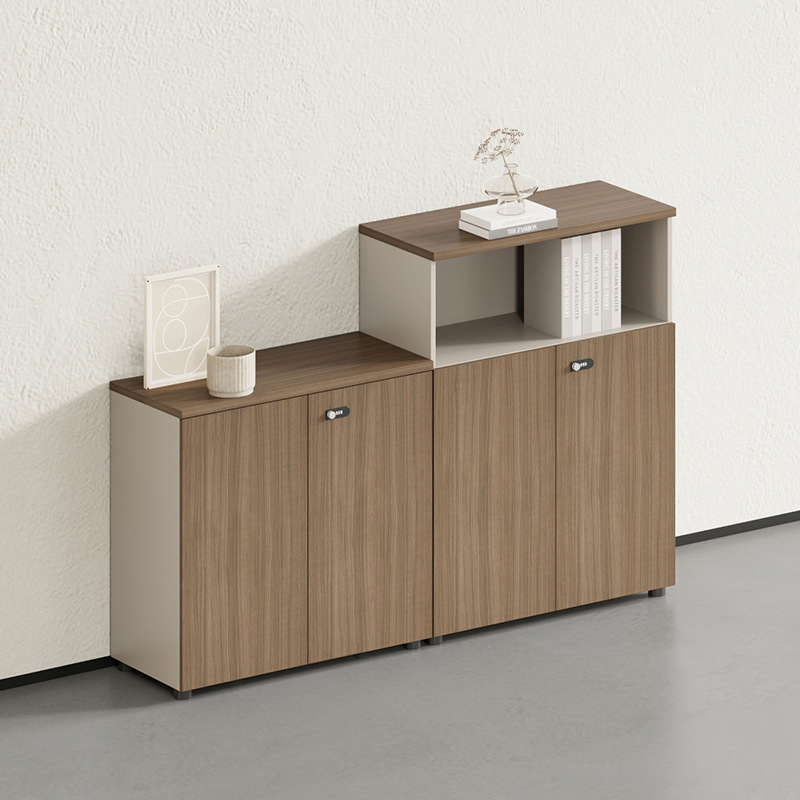 E0 Grade Environmentally Friendly Office Cabinet Low Cabinet Storage Cabinet File Cabinet Wooden Password Lock Cabinet Flower Trough Cabinet Tea Cabinet
