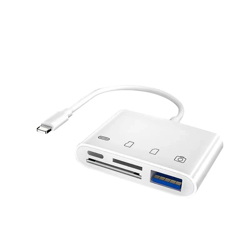Подходит для Apple OTG Card Reader SD/TF iPhone iPad, добавить одну функцию OTG зарядки