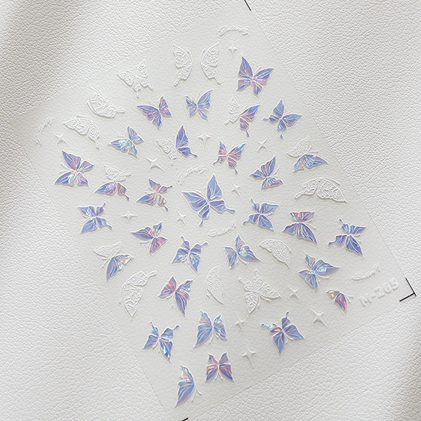 White purple butterfly