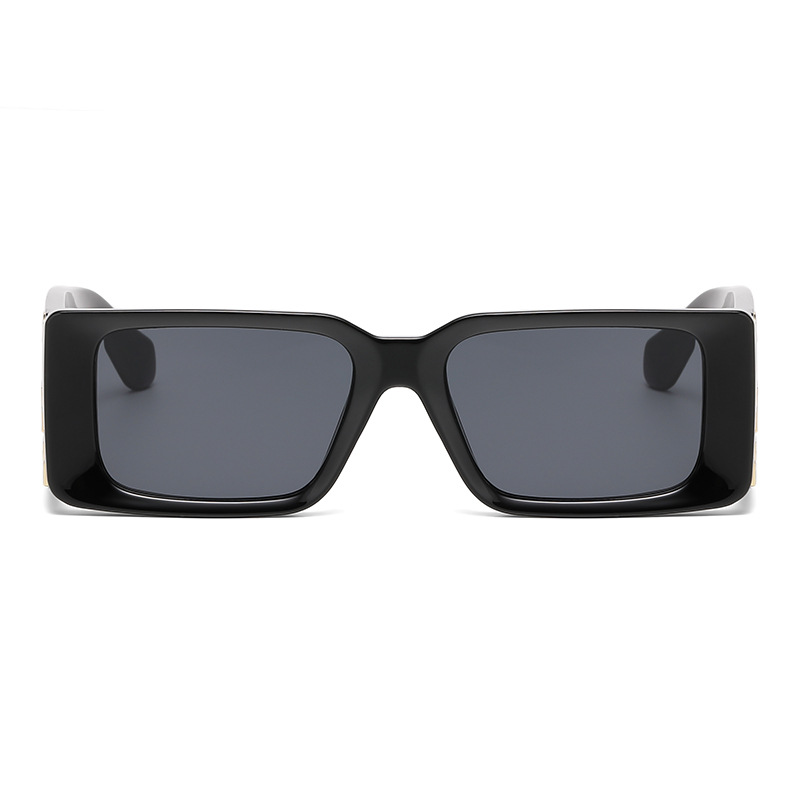 Trend square fashionable retro brand sunglasses for men and women