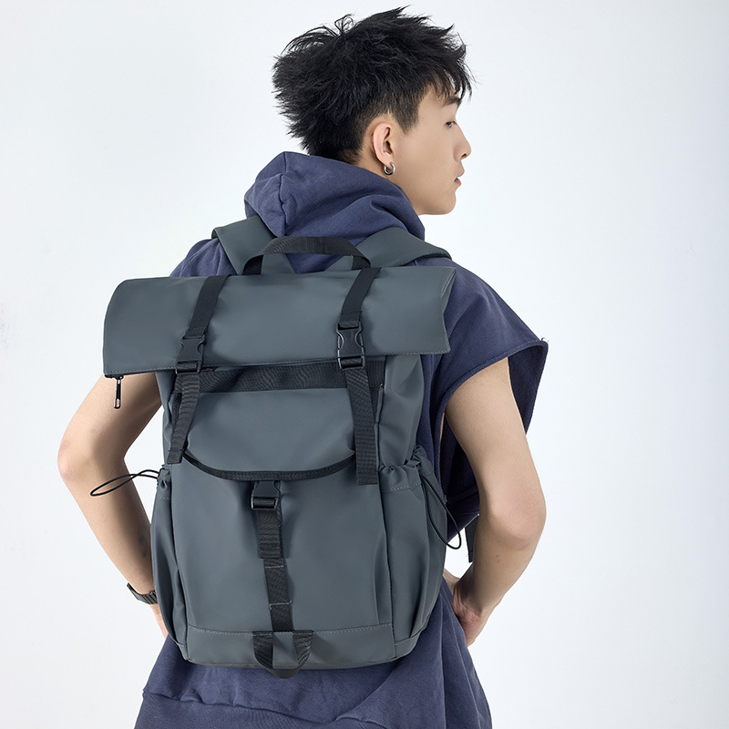 New Cross-Border Backpack Men's High-End Large-Capacity Korean Fashion Business Backpack Waterproof Computer Bag Trendy New Cross-Border Backpack Men's High-End Large-Capacity Korean Fashion Business Backpack Waterproof Computer Bag Trendy