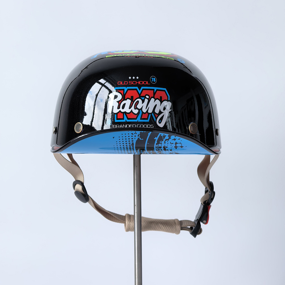 Motorcycle helmet, electric vehicle helmet, riding safety helmet, unisex half helmet 305