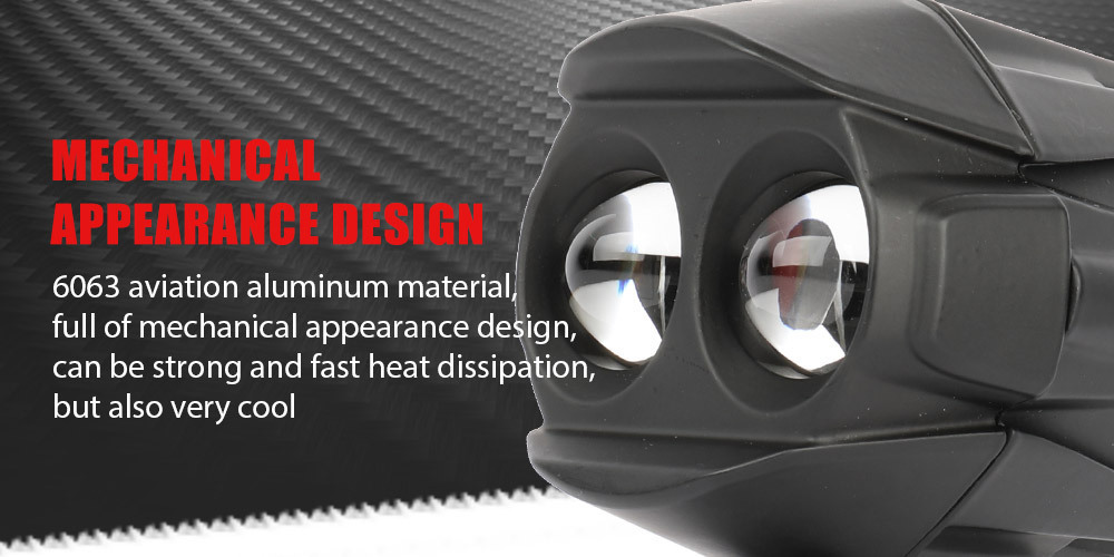 New wide-voltage motorcycle external waterbird LED spotlight, ultra-bright front driving light for electric vehicles