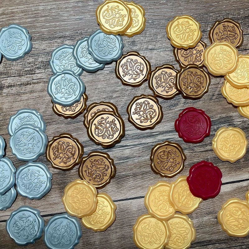 Самоклеящаяся декоративная печать из воска с тиснением для приглашений, конвертов, любовных писем, гравировки и журналов