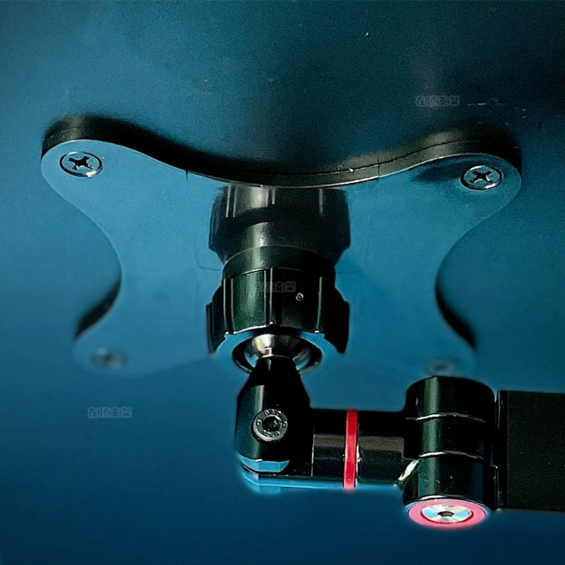 Портативная подставка для экрана, расширительный монитор, расстояние между отверстиями 75–100, плата преобразования VESA, 17 шаровых головок, зажим для вторичного экрана, кожаный чехол