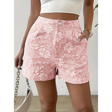 O 40047 Textured Jacquard High Waist Shorts �����Ứ����ֱͲ