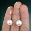 12mm imitation pearl white