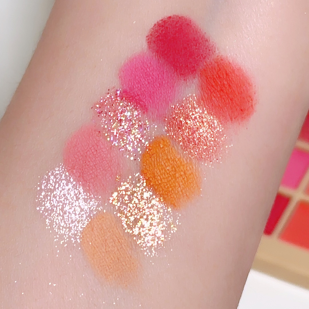 MGL40 dreamy color eyeshadow palette, pearlescent sequins, glitter powder, cosplay makeup, children's stage makeup, performance cosmetics undefined
