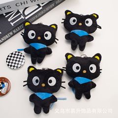 漫画黒猫ペンダント Chococat チョコレート猫ぬいぐるみおもちゃ学生キーホルダーバックパックペンダント