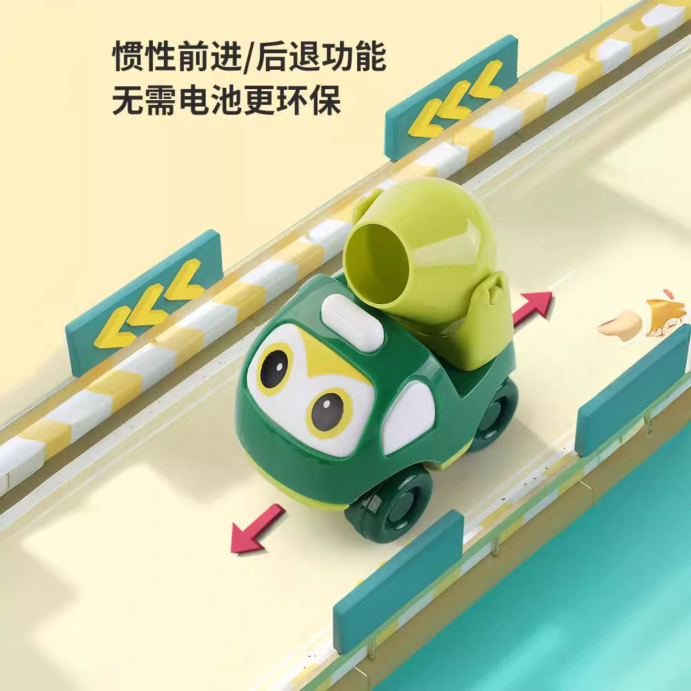 Inercia infantil juguete ingeniería camión de bomberos modelo de dibujos animados agarrar muñeca máquina jardín de infantes pequeños regalos al por mayor