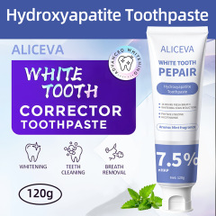 跨境ALICEVA羟基磷灰石牙膏英文版Hydroxyapatite toothpaste外贸
