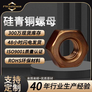 �ӹ�����GB6170 DIN934�����~��ĸQSi1-3 3-1 C65100�~������ĸ