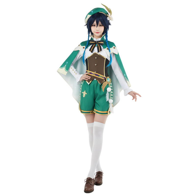 温迪cosplay动漫游戏套装服装女全套万圣节温迪cos现货