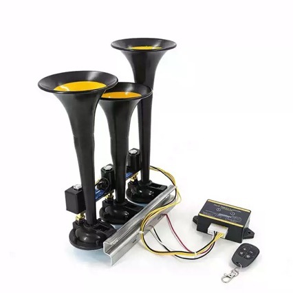 24V 3-tube 18-melody air horn, electronically controlled horn, suitable for trucks and vans, packaged in cardboard boxes