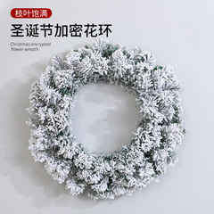 クロスボーダー起爆クリスマス花輪藤条30/40/50/60cmクリスマス装飾植毛花輪門掛場