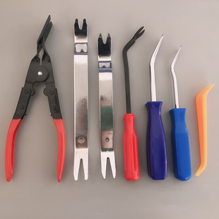 Car door panel buckle screwdriver navigation audio disassembly tool disassembly interior plastic pry plate warped rubber buckle Zhao Zhisun