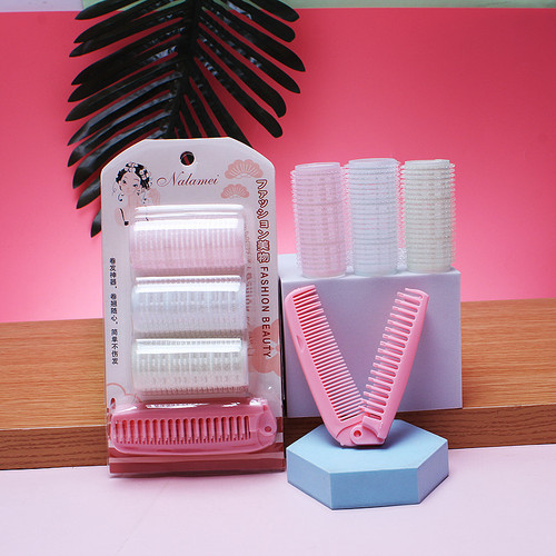 Air bangs clamping comb curling barrel overhead hair curling device fluffy artifact hairpin seamless styling curling iron wholesale