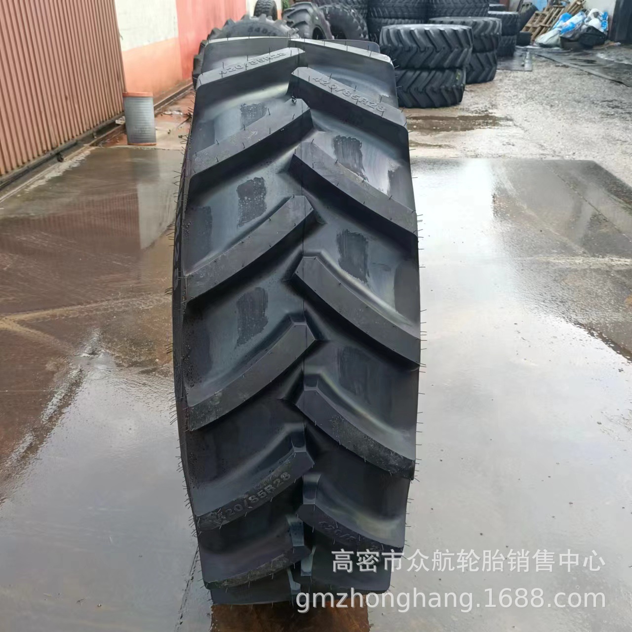 农用拖拉机轮胎 420/85R28   520/85R38 R-1W人字 联合收割机轮胎