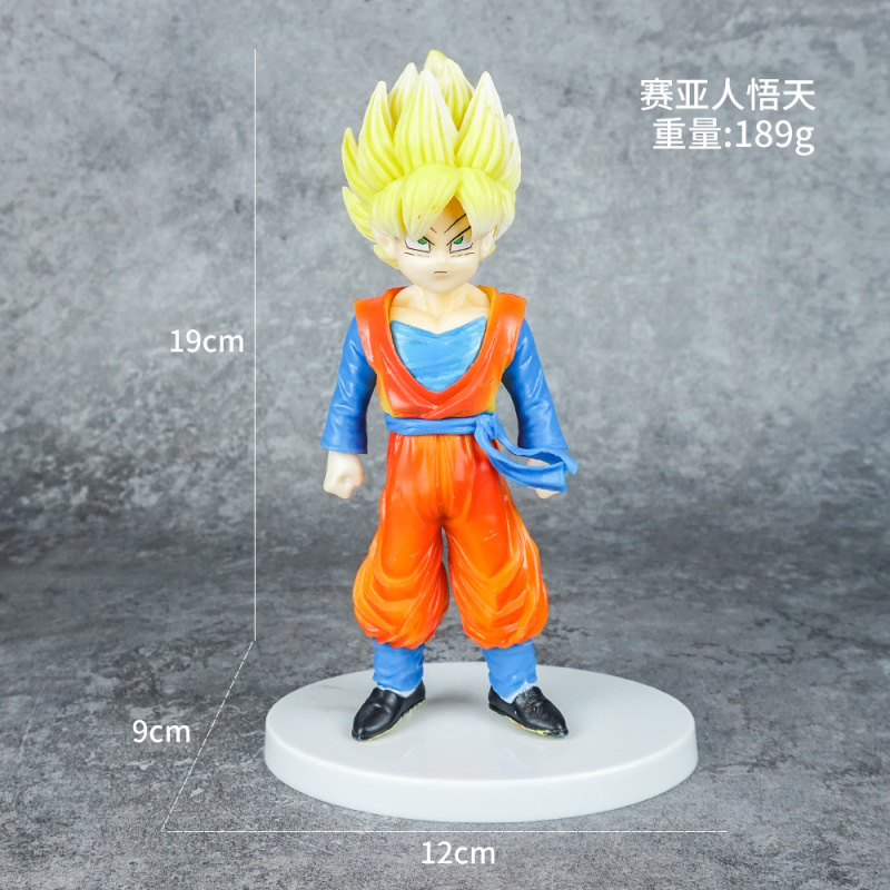 ドラゴンボールの手作りアニメ孫悟空ベギトサイヤ人悟吉塔模型の置物潮遊び周辺のクロスボーダーバッチ|undefined