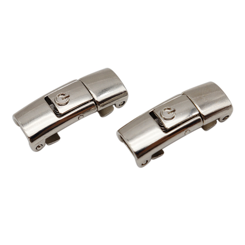 Coolojin hebilla de zapato al por mayor hebilla de metal sin corbata apertura y cierre de un solo clic hebilla de prensa perezosa zapatos para Niños Accesorios de cuerda elástica