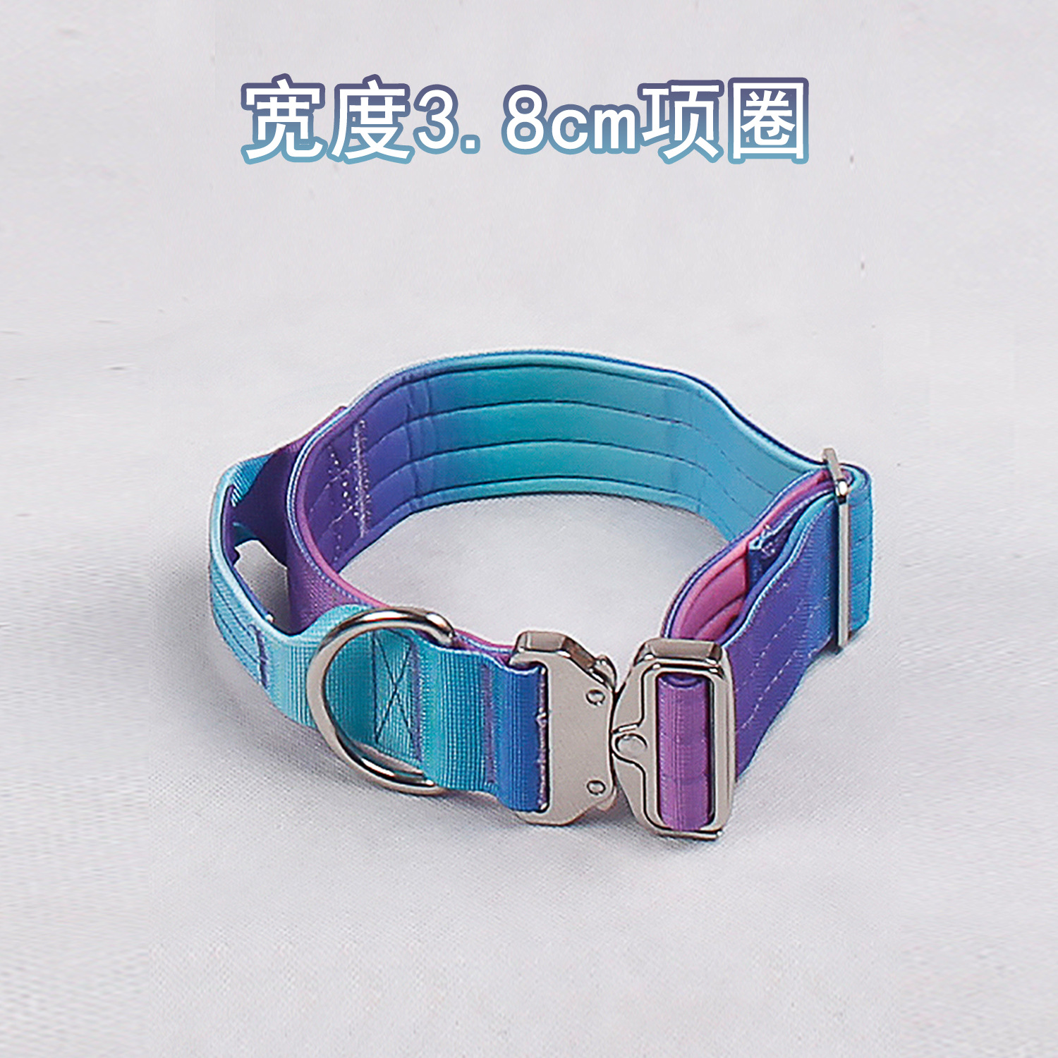 Correa para Perro en Existencia, Collar Táctico, Arnés, Color Degradado, Suministros para Mascotas, Correa de Entrenamiento para Perros Medianos y Grandes, Transfronterizo