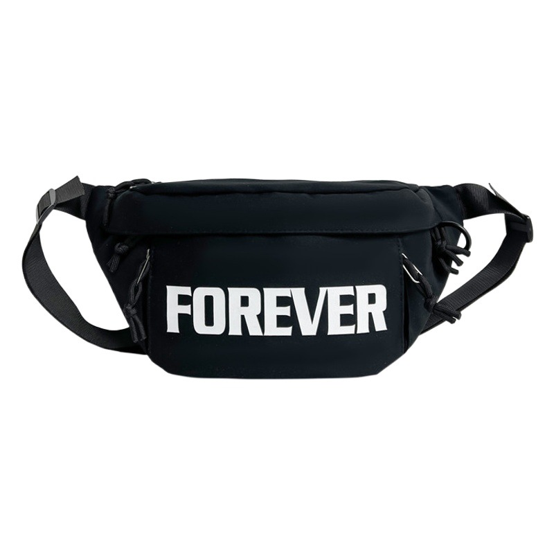 Chest Bag Men's Crossbody Bag Letter Shoulder Bag Waist Bag Women's Large Capacity New Shoulder Bag Sports Trendy Brand Men's Bag