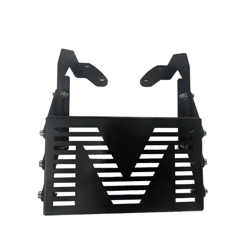 Para NMAX155 Motocicleta trasera móvil porta maletero soporte telescópico Black Sliding Mobile Tailgate