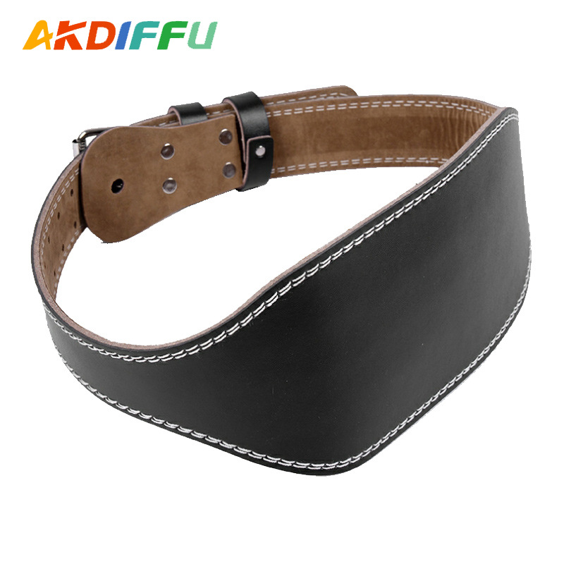 Deportes fitness cintura soporte Cinturón de piel de vaca fitness hombres y mujeres levantamiento de pesas duro tirón en cuclillas gimnasio entrenamiento deportes cintura soporte