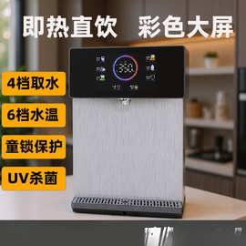 彩色大屏即热式管线机家用壁挂管线机净水器直饮机厨房热水饮水机