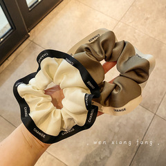 French-style colon ring hair tie wholesale, versatile and elegant, Korean high-end elegant hair tie, rubber band hair accessory, hair flower