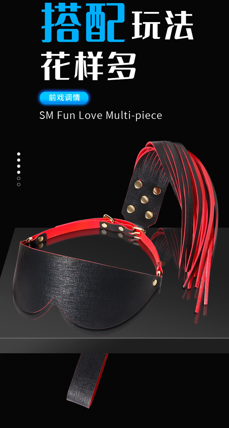 SM Bondage Kit with Hand and Foot Cuffs and Nipple Clamps for Couples — detail image 13