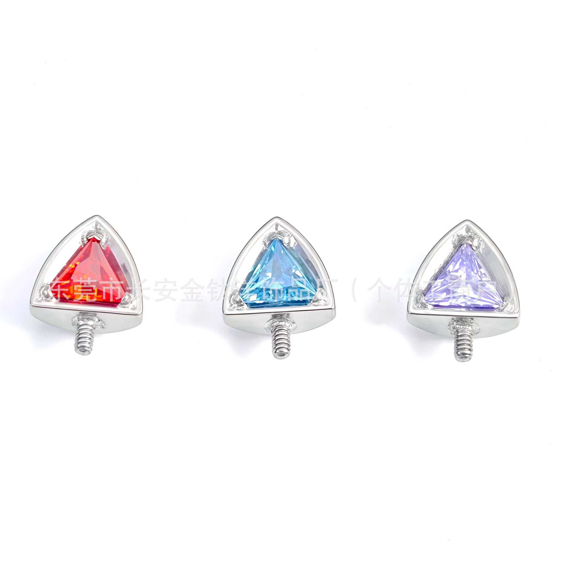 Labret piercing jewelry detail image